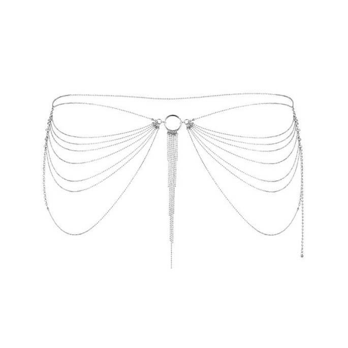 CHAINE DE TAILLE METALLIQUE ARGENT