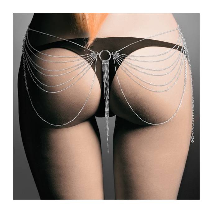 CHAINE DE TAILLE METALLIQUE ARGENT