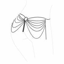 CHAINE DE TAILLE METALLIQUE ARGENT