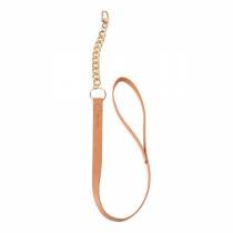 MAZE - COLLIER CHOCKER AVEC LAISSE MARRON