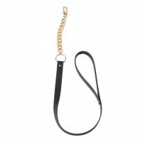 MAZE - COLLIER CHOCKER AVEC LAISSE NOIR