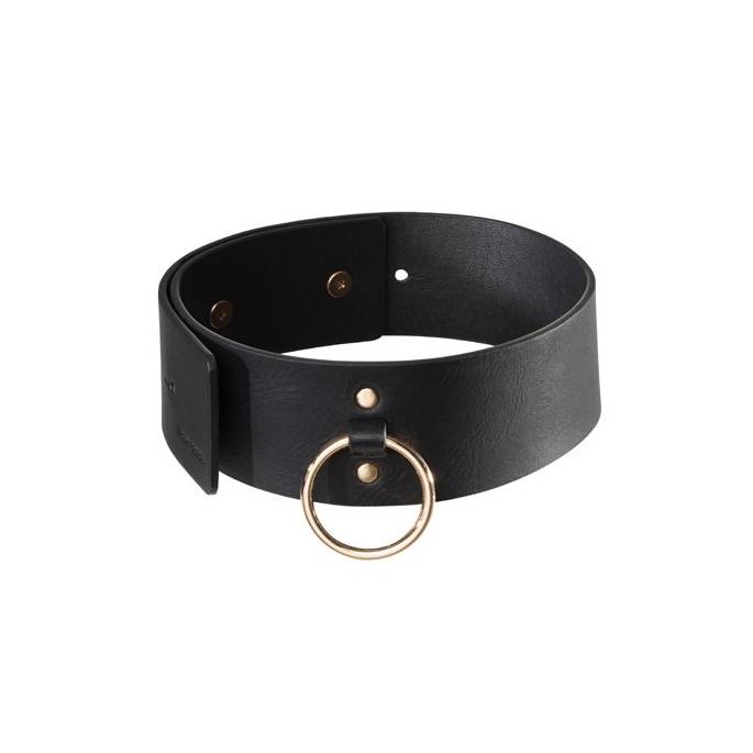 MAZE - COLLIER CHOCKER AVEC LAISSE NOIR