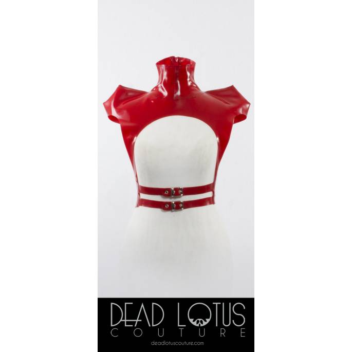 HARNAIS LATEX ROUGE ARMA BY DEAD LOTUS