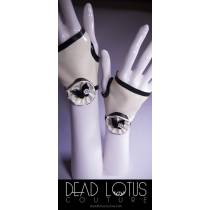 KURZE LATEXFÄUSTLINGE "BAT" BY DEADLOTUS