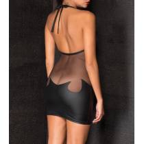 ROBE WETLOOK VOILE SEINS + DOS
