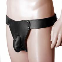 CEINTURE CUIR DE CHASTETE HOMME