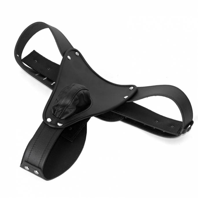 CEINTURE CUIR DE CHASTETE HOMME
