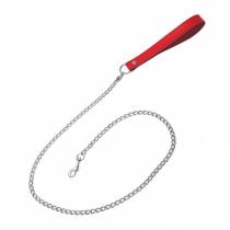 LAISSE ROUGE CHAINE 100 CM