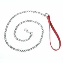 LAISSE ROUGE CHAINE 100 CM