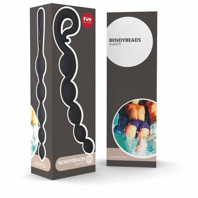 ANALKETTE BENDYBEADS SCHWARZ