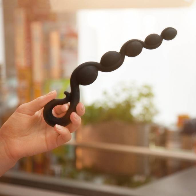 ANALKETTE BENDYBEADS SCHWARZ