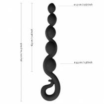 ANALKETTE BENDYBEADS SCHWARZ