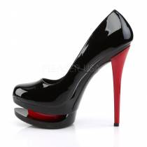 ESCARPINS NOIRS TALON ROUGE