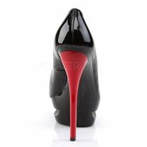 ESCARPINS NOIRS TALON ROUGE