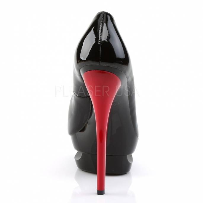 ESCARPINS NOIRS TALON ROUGE