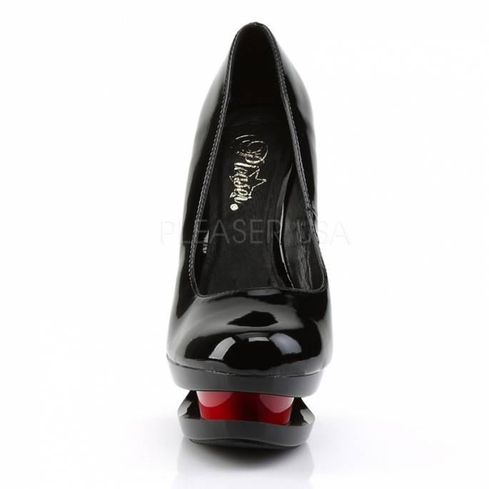 ESCARPINS NOIRS TALON ROUGE