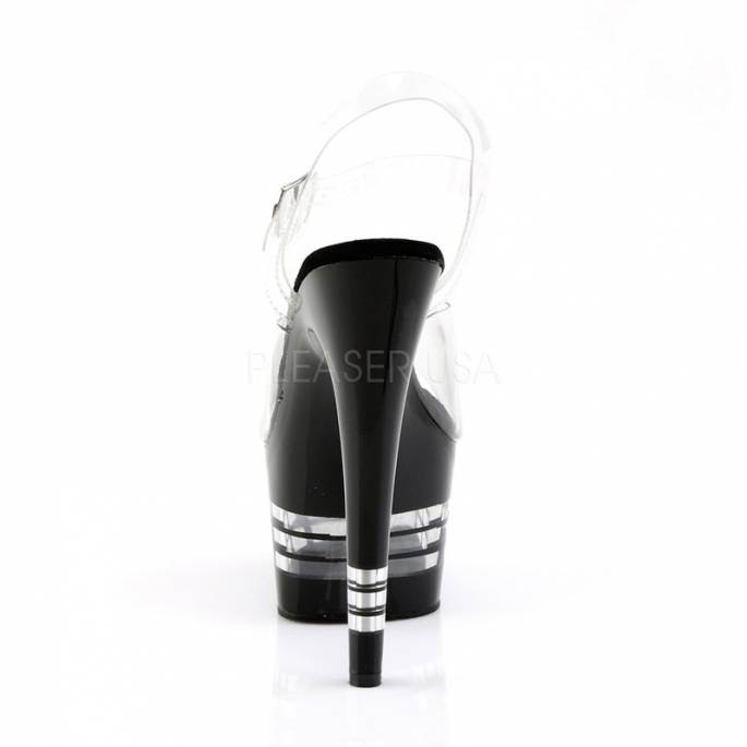 SANDALES TRANSPARENTES PLATEFORMES PLEXI