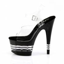 SANDALES TRANSPARENTES PLATEFORMES PLEXI