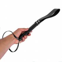 PADDLE LEDER SCHWARZ SLAPPER