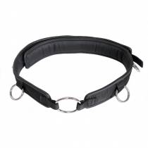 CEINTURE BONDAGE NYLON ET CUIR NOIR
