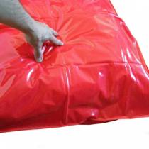 KISSENBEZUG VINYL ROT