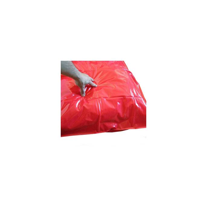 RED VINYL PILLOWCASE