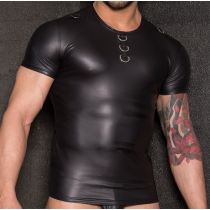 WETLOOK-RINGE T-SHIRT