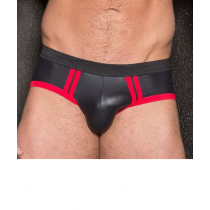 BOXERSHORTS MIT NACKTEM HINTERN XETLOOK ROTE STREIFEN