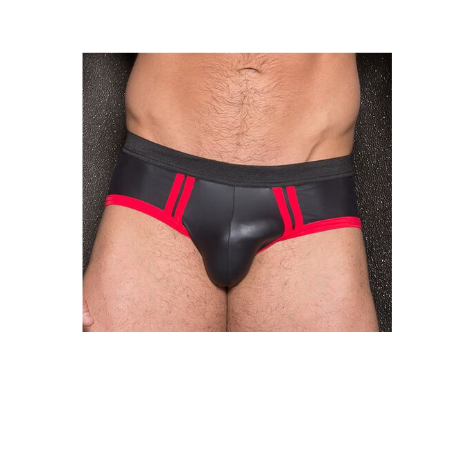 BOXERSHORTS MIT NACKTEM HINTERN XETLOOK ROTE STREIFEN