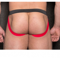 BOXER FESSES NUES XETLOOK BANDES ROUGES