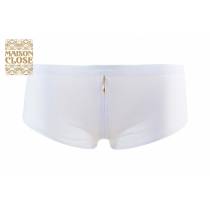 PURE TENTATION - SHORTY ZIPÉ BLANC