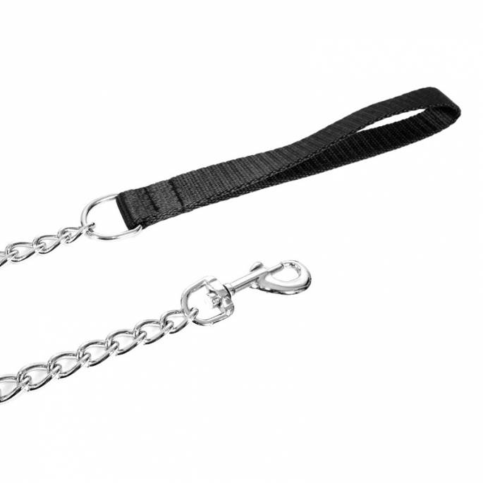 NYLONLEINE SCHWARZ KETTE 80 CM