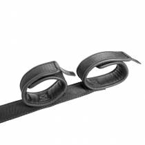 BARRE D'ECARTEMENT NYLON ET CUIR NOIR