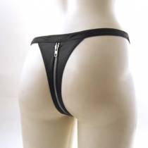 STRING FEMME LYCRA + ZIP