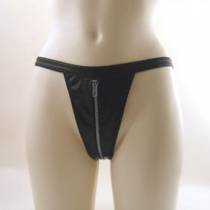 WOMAN THONG LYCRA + ZIP