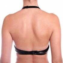 SG SIMILI CUIR SEINS NUS + BANDES