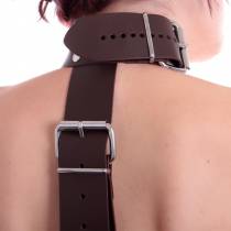 BROWN HANDCUFF COLLAR