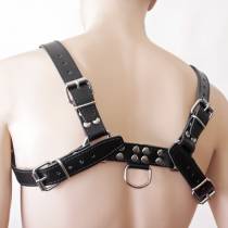 LEDERGESCHIRR MANN SCHWARZ