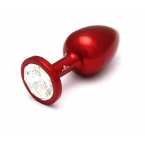 ROSEBUD ALU ROUGE / DIAMANT LARGE - 107G