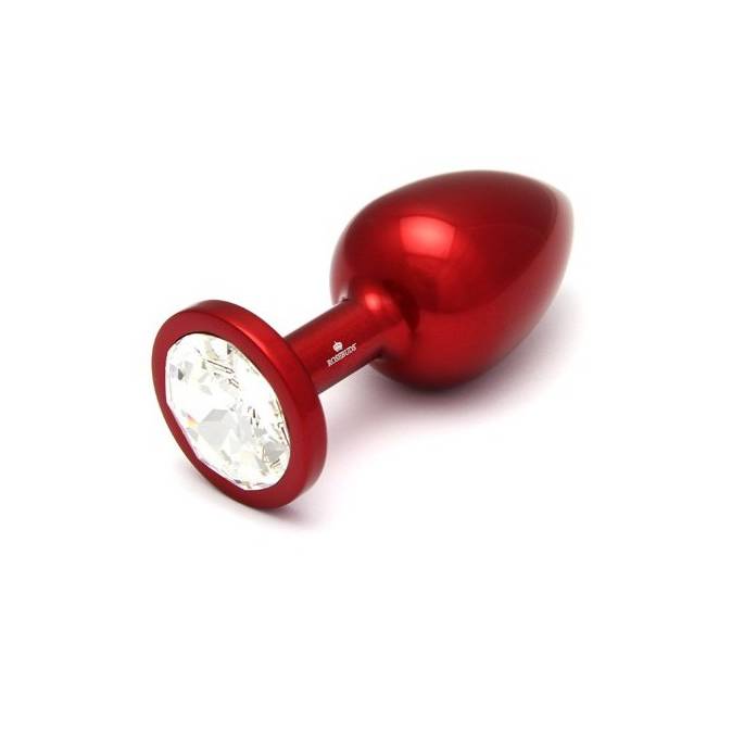 ROSEBUD ALU ROT / DIAMANT BREIT - 107G