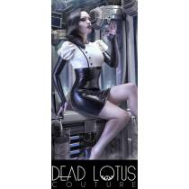 ROBE LATEX "ELECTRIKA MAD" by DEADLOTUS