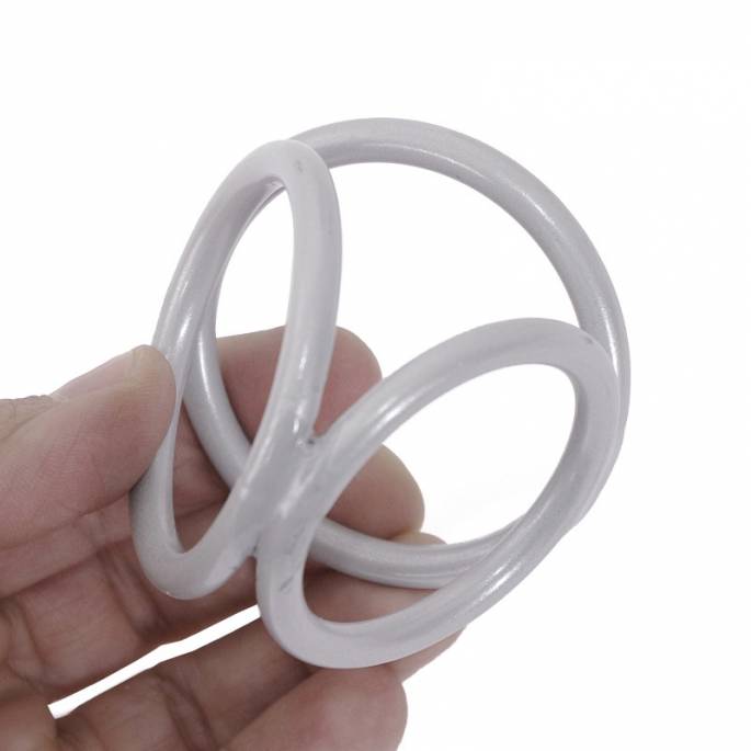 TRIPLE RINGS METAL GRIS 40-45-50 MM