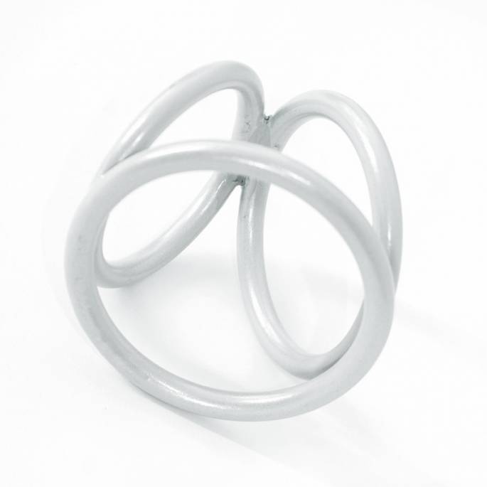 TRIPLE RINGS METAL GRIS 40-45-50 MM