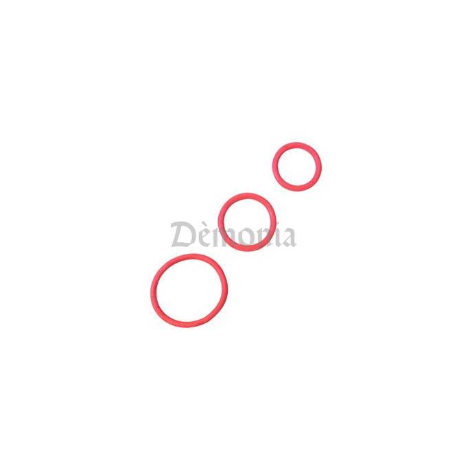 3 COCKRINGS LATEX ROUGE