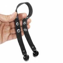 COCKRING CUIR + POIDS 2 X 50 GR