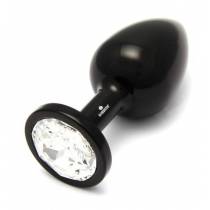 ROSEBUD ALU SCHWARZ / DIAMANT BREIT - 107G