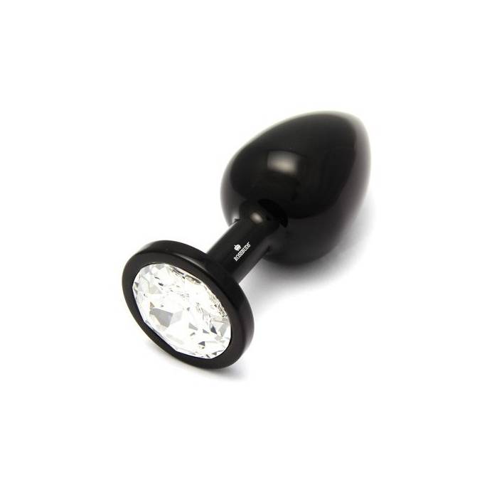 ROSEBUD ALU SCHWARZ / DIAMANT BREIT - 107G