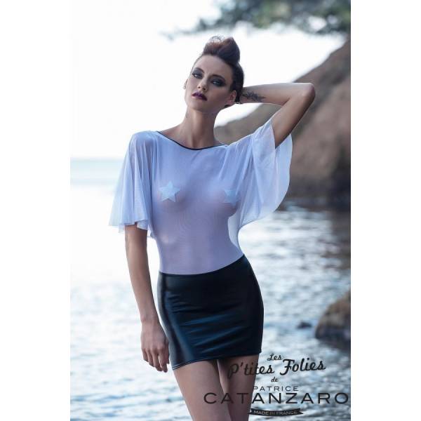 KLEID ALOHA TÜLL WEISS + WETLOOK