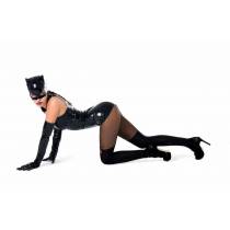 COMBISHORT TWEENY VINYL SCHWARZ ZIP ROT