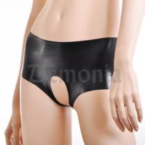 LATEX SLIT PANTIES